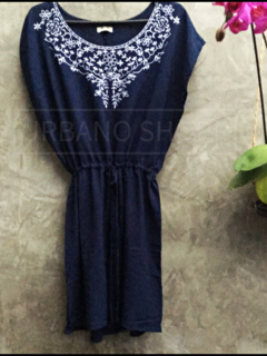 Vestido Azul Marinho (Tam G) - comprar online