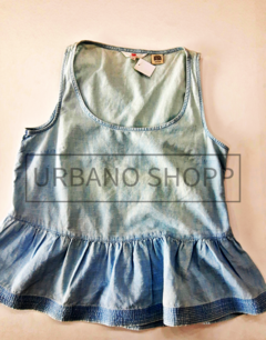 Blusa Feminina Regata Jeans (Tam M) US337 - comprar online