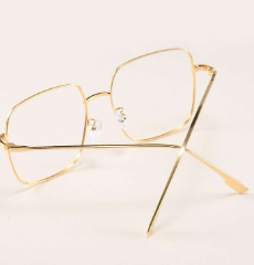 Óculos de Grau Feminino Metal Rosa Dourado Padrão Básico na internet