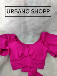 Cropped Amarração Costas ( Tam U) US239