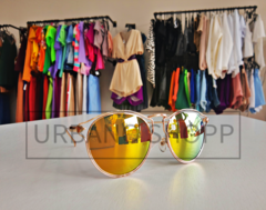 Óculos de sol metal dourado US342 - comprar online
