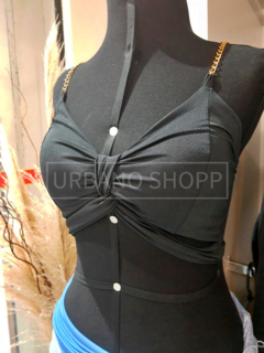 Cropped c/ alça Metal (Tam M) US376 na internet