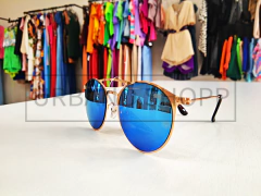 Óculos de sol metal azul US340