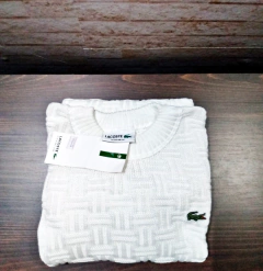 Suéter Lacoste Relax Fit Branco (Tam GG) - comprar online