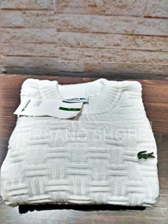Suéter Lacoste Relax Fit Branco (Tam GG) na internet