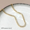 CHOKER RIVIERA BAGUETE GROSSA DOURADA