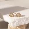 BRINCO FLOR ZIRCÔNIA
