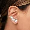 BRINCO EARCUFF COM MADREPÉROLA - PRATA 925