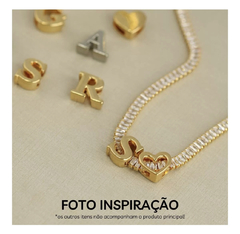 CHOKER RIVIERA BAGUETE FINA DOURADA - comprar online
