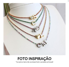 PINGENTE DE LETRA INICIAIS PERSONALIZADO DOURADO - comprar online