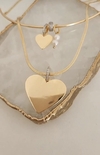 PINGENTE HEART G BANHO OURO