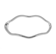 BRACELETE ONDAS - VERNIZ ITALIANO PRATEADO