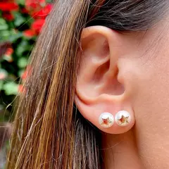 BRINCO PEROLA EAR CUFF ESTRELAS - 2 FORMAS DE USAR na internet