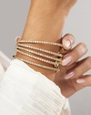 BRACELETE INTEIRO ZIRCÔNIAS - BANHO OURO 18K