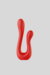 Vibrador flexivel com ponta dupla Double Passion Intt Luxury (Vermelho) - comprar online