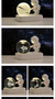 Bola de cristal de astronauta 3D, lampara luz led para habitacion en internet
