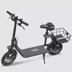 Scooter Electrico Con Asiento Phantomgogo R1 Negra