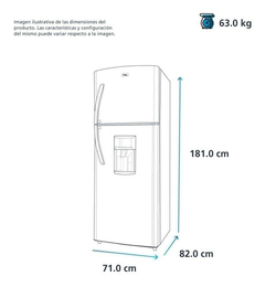 Refrigerador Mabe Rme360fzmrx0 14 Pies Automático 360l Inox Inoxidable en internet