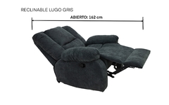 Reclinable Lugo Gris