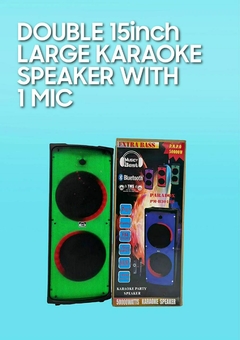 Bocina Profesional Karaoke Paradox 2x15 Luz Flama OFERTA - Modernatuhogar Muebles