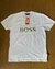 Camiseta Hugo Boss Branca Brilho Horizontal