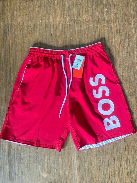 Shorts Hugo Boss Vermelho