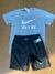 Conjunto Nike Cinza c/ Preto