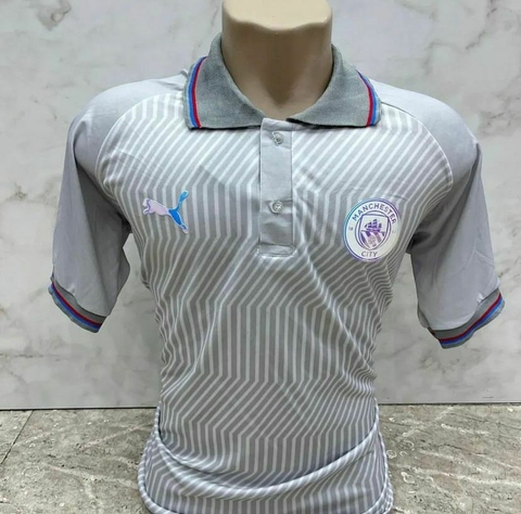 Camiseta Man City Cinza