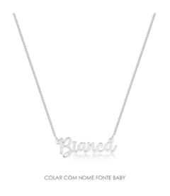 Colar nome personalizado na internet