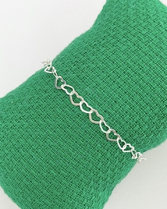 Pulseira elos corações