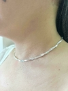 Choker fita 2 fios
