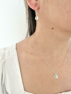 Conjunto argola zircônia - Pratas Nane Rodrigues