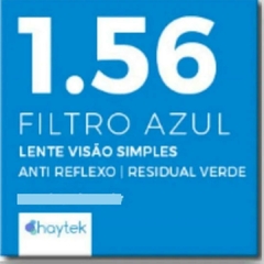 Par de lentes Bluecut (Filtro de luz azul) 1.56 - comprar online