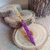 Kit de Caneta e Marca Página Roxo - Divino Paninho