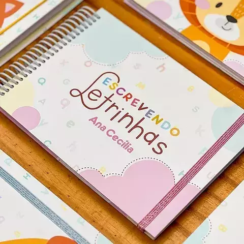Caderno de Caligrafia Personalizado