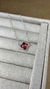 PULSEIRA TREVO CRISTAL VERMELHO 10 MM - comprar online