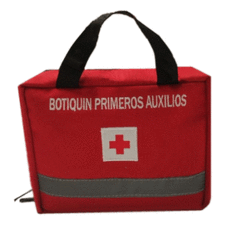 BOTIQUÍN PRIMERO AUXILIOS CON COMPARTIMENTOS