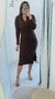 VESTIDO TRICÔ GOLA POLO (I0625) - comprar online