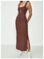 VESTIDO COLCCI MARROM MARISSA (O0225) - comprar online