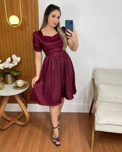 Vestido Giovana Marsala
