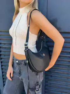 Cartera con Tiras Regulables con ojales y Hebilla, Con Cierre. - tienda online