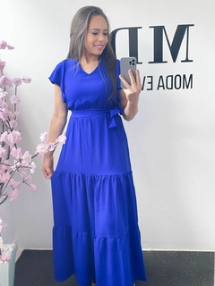 Vestido Valentina manga babado - comprar online