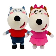 Peluches SET X 2 Wolfoo & Lucy 30 Cm - Importado Calidad - comprar online
