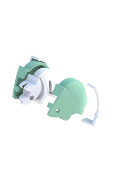 Bebe Dinosaurio Triceratops Magnético Encastrable - Montessori - Halftoys - Unytoys