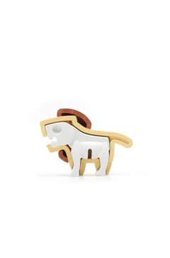 Imagen de Bebe León Magnético Encastrable - Montessori - Halftoys