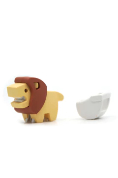Bebe León Magnético Encastrable - Montessori - Halftoys - comprar online