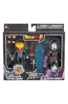 Figuras de Trunks del Futuro Vs Fusion Zamasu - Dragon Ball Stars Series Bandai
