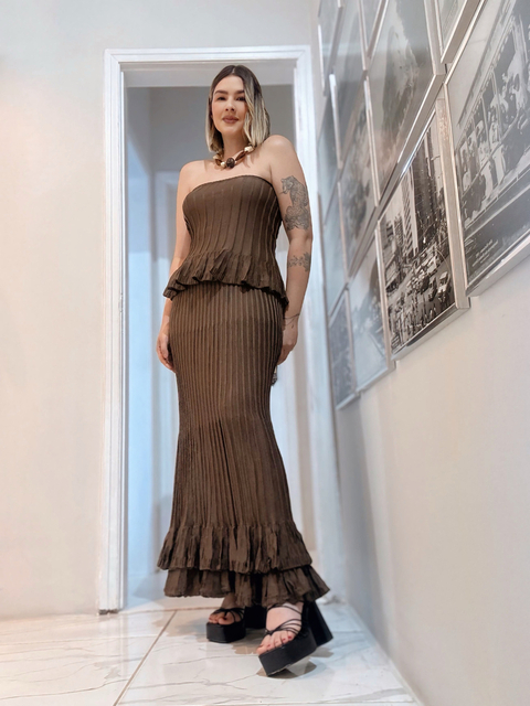 SAIA + STRAPLESS MARROM (PEÇAS AVULSAS) - comprar online