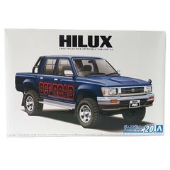 Aoshima Model Kits: Model Car - Toyota Ln107 Hilux Pick Up Double Cab 4Wd 94 Escala 1/24