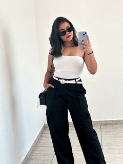 Calça cargo alfaiataria